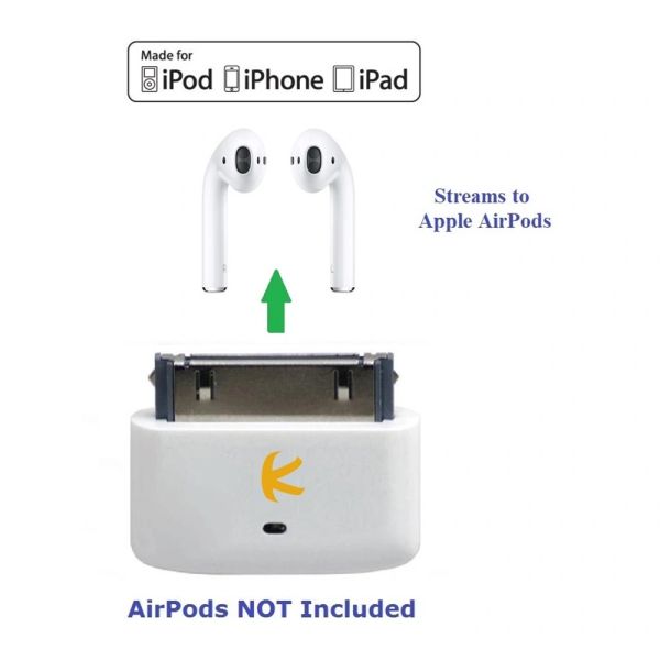 KOKKIA i10s + aptX (Luxurious White) Tiny Bluetooth iPod